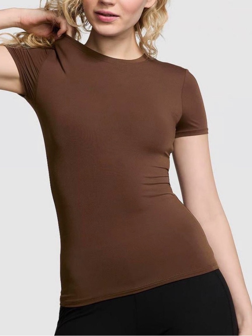 PINK Base Stretch Short-Sleeve Tee M